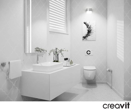 Унитаз подвесной безободковый Creavit Free FE322-11CB00E-0000